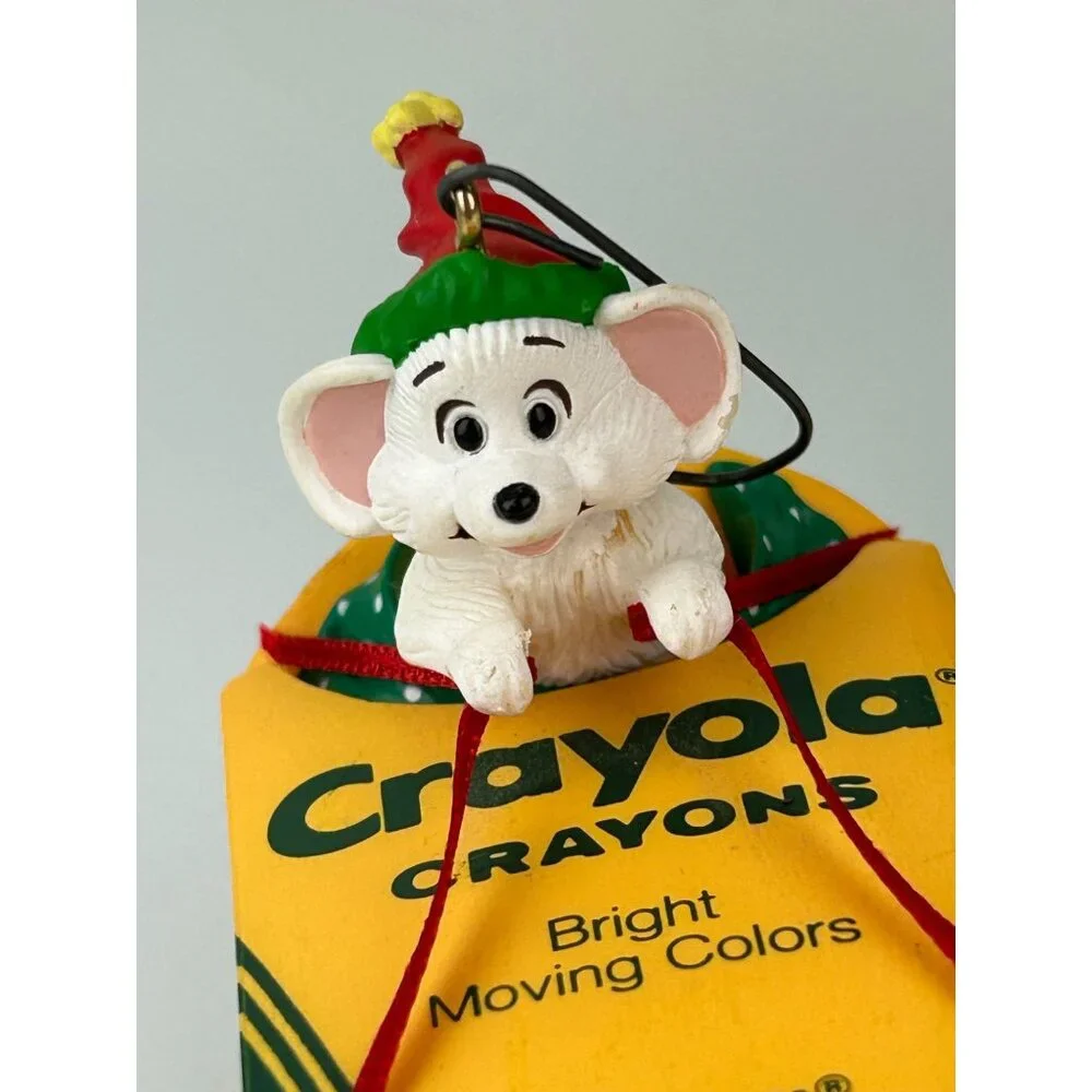 Hallmark Keepsake Ornament Crayola Crayon Bright Moving Colors Christmas Sled